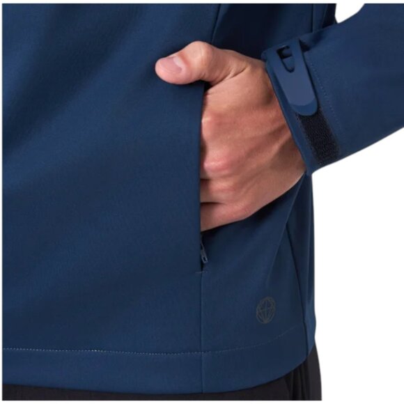 NWOT Mondetta Men's Hooded Jacket | Blue - Picture 2 of 4